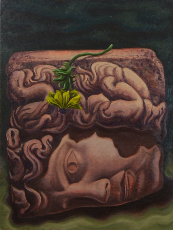 Alexander Skats Jaded, 2025 signed and dated 2025 verso Oil on linen 15 7/10 × 11 4/5 in 40 × 30 cm
