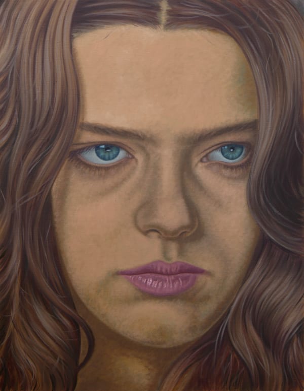 Alexander Skats Portrait, 2025 signed and dated 2025 verso Oil on linen 35 2/5 × 27 3/5 in 90 × 70 cm