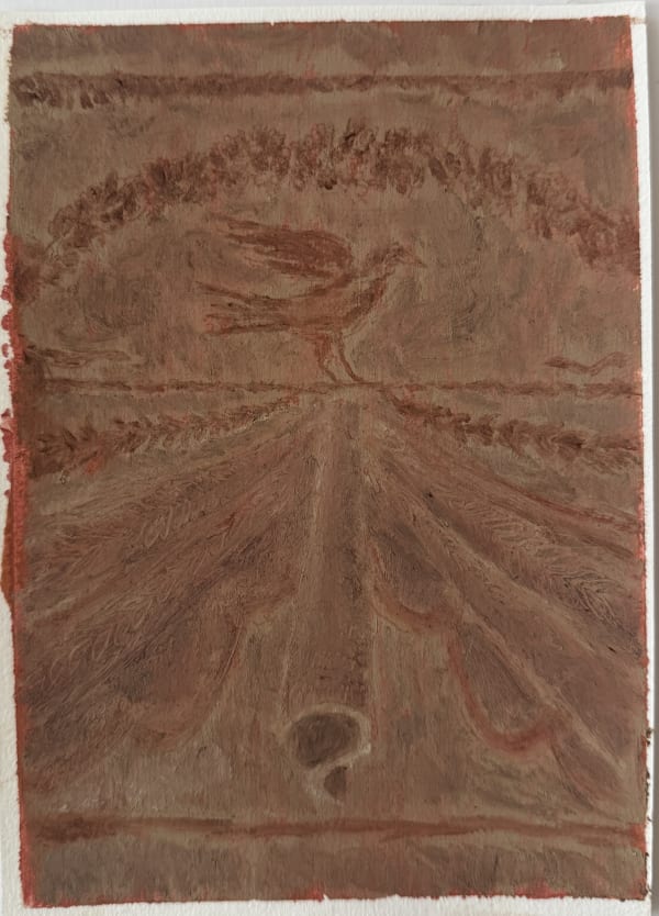 Pedro Liñares PASSEIO, 2025 Oil on Paper 22x15 cm