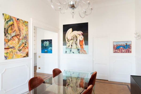 New Origins; Level Unlocked by Chris Akordalitis, Grip Face, Alya Hatta, Minyoung Kim, Ralf Kokke, Yann Leto, Vanessa Morata, Jesse Morsberger, Taichi Nakamura, Koichi Sato Installation view