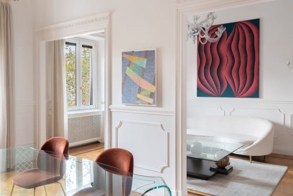 Where Forever Begins, Installation view, Andrea Festa Gallery. Photo Eleonora Cerri Pecorella