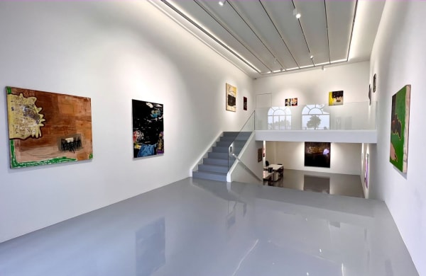 Installation view of Eye Level, group exhibition by Mert Diner and Olcay Kuş, Art On Istanbul Pera, 2023. Courtesy of the artists and Art On Istanbul.