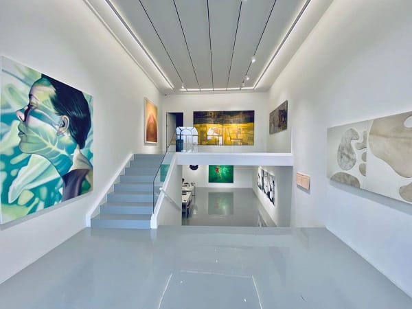 Installation view of CI At The Gallery, group exhibition, Art On Istanbul Pera, 2020–2021. Courtesy of the artists and Art On Istanbul.
