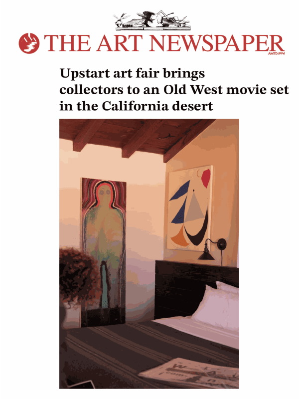 Upstart art fair brings collectors to an Old West movie set in the California desert, The High Desert Art Fair...