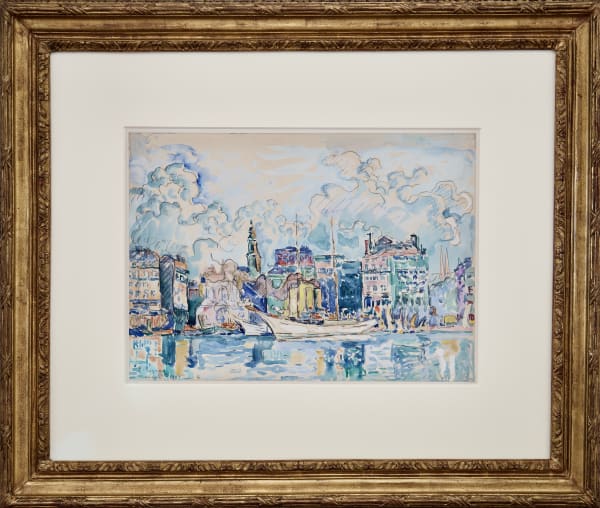 Paul Signac, Marseille, aquarelle / watercolor www.presidence.fr Galerie de la Présidence