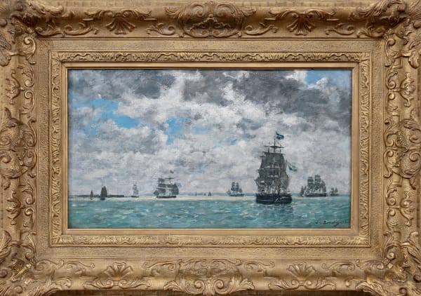 Eugène BOUDIN at Galerie_de_la_Presidence www.presidence.fr Anvers - Antwerp