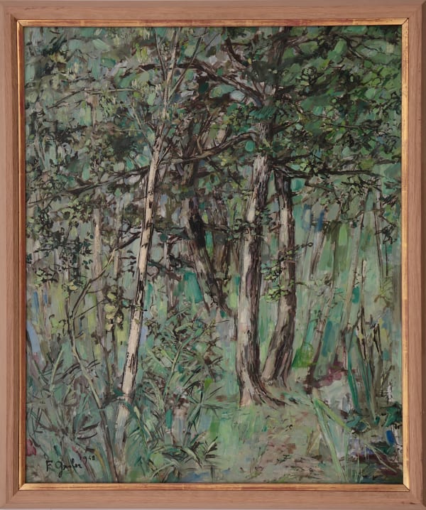 Francis GRUBER, Sous-bois, 1948, huile sur toile/oil on canvas