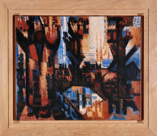 Marcel GROMAIRE, Arbres (1944), huile sur toile / oil on canvas.