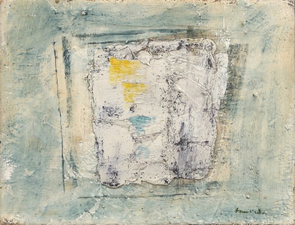Jean FAUTRIER, Composition, 1956, peinture huile / painting oil