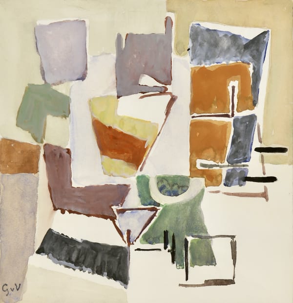 gouache Geer van VELDE, Composition, 1959 (circa)