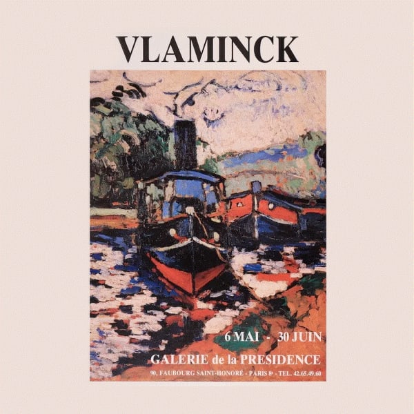 Maurice de VLAMINCK Huiles sur toile