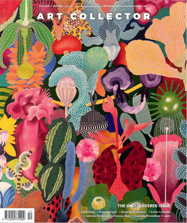 Michael McHugh featured on the cover of Art Collector Magazine