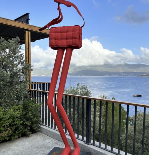 "Vanity" by Erwin Wurm, Bodrum, Muğla, Türkiye. © Courtesy of Thaddaeus Ropac and Erwin Wurm. Photo: Courtesy of Funda Karayel