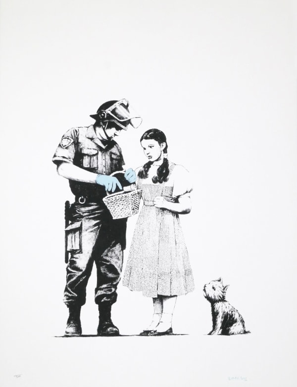 Banksy - No Ball Games (green), 2009