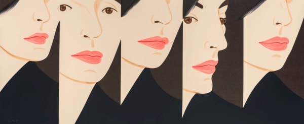 Alex Katz - Vivien x 5, 2018