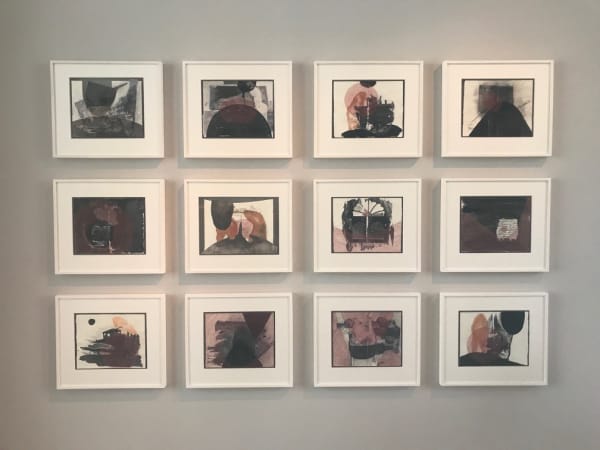 Radhika Khimji Untitled, 2016-7 Ink and thread on digital transfer on paper Each: 20.5 x 25.7 cm