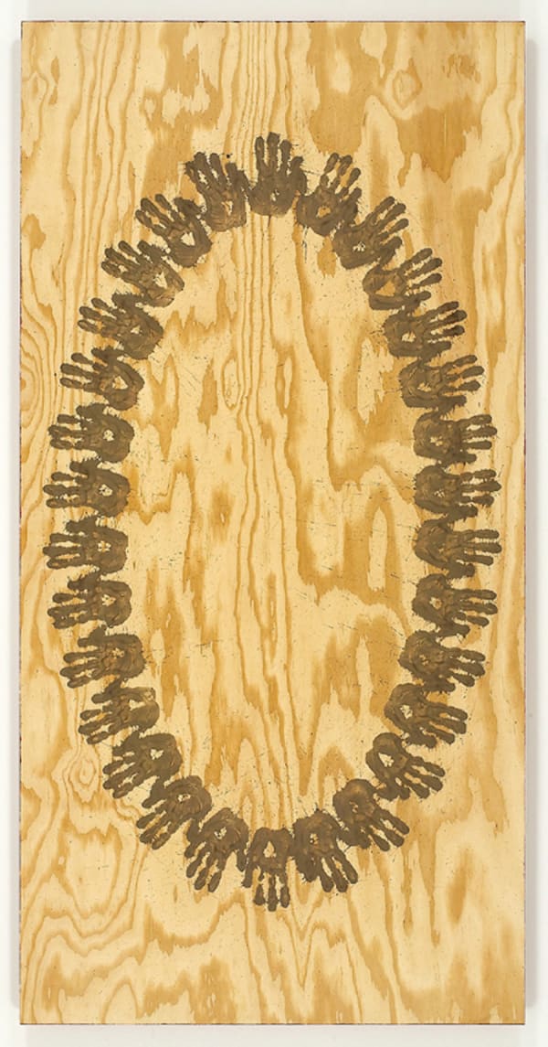 Richard Long Untitled, 2004 River Avon mud on Douglas fir plywood 243.8 x 121.9 cm