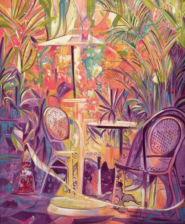 Stories Of Loneliness And Love 120X100Cm Acrylic On Canvas 2025