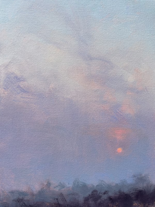 Climb of Light 30x40cm Oil on Canvas £1100