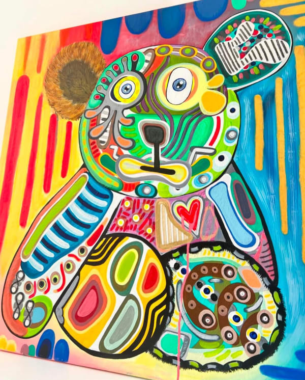 Bear painting by Berny Castell