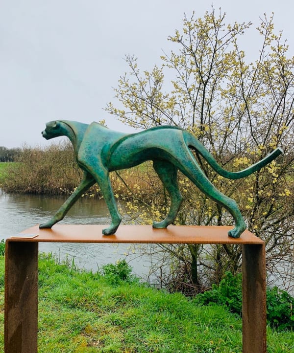 A bronze sculpture by Marie Ackers