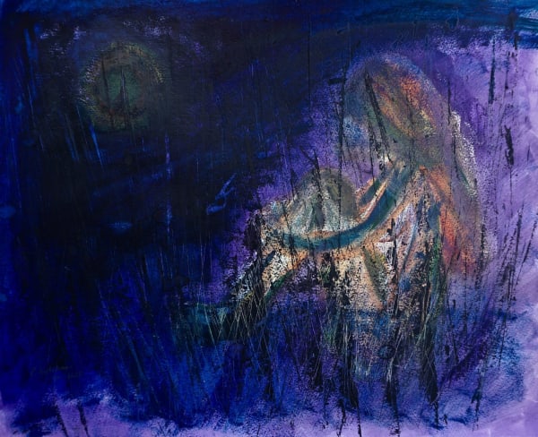 A watercolor on paper painting by Ralph Kretschmar