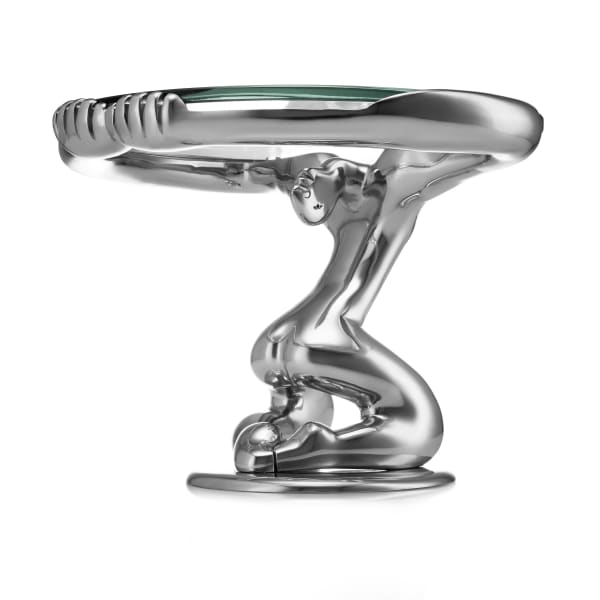 Cake Stand glass and aluminium cake holder by Carrol Boyes