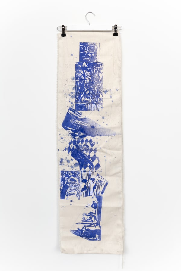 Kayo mpoyi, Fragmenten av en berättelse (blå), 2024