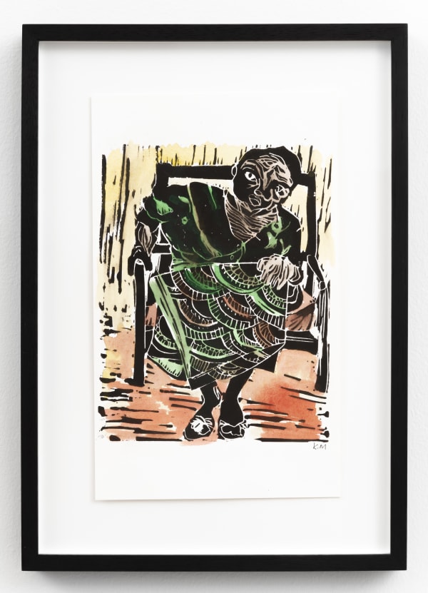 Kayo mpoyi, Mor sitter (kolorert), 2023