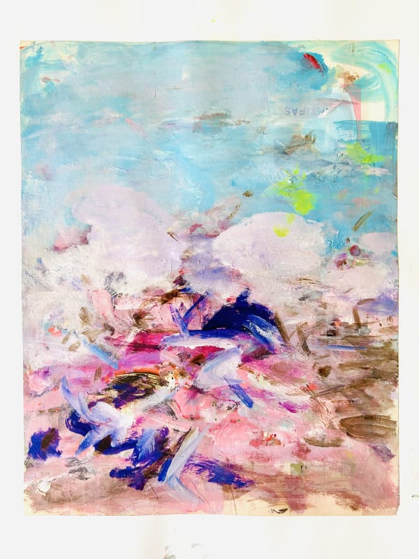 Mille Piaceri Palimpsest Acrylic on paper 30 x 24 cm 3 August, 2025 Skizzenbuch VII