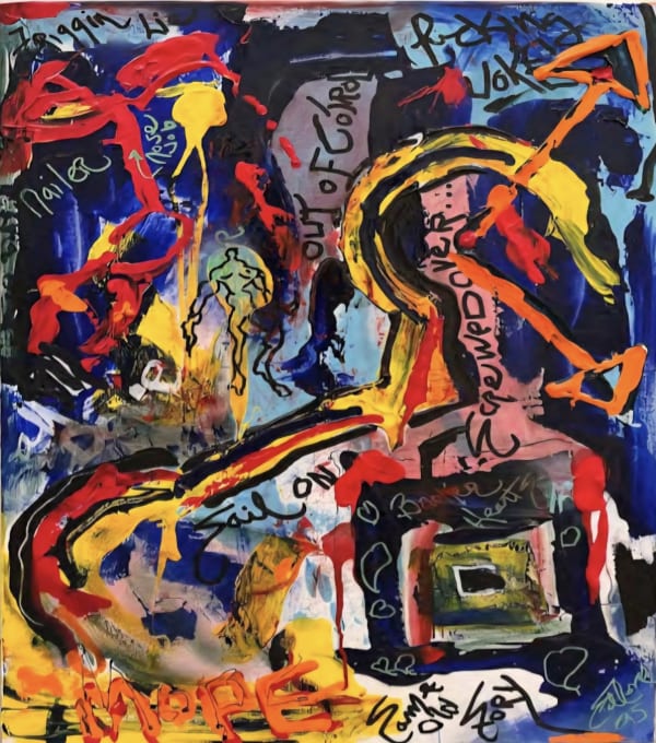 Same Old Story Oil on canvas 36 x 24 in