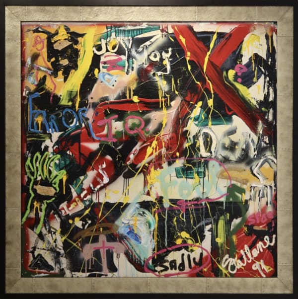 Behind the Mind Oil on canvas 48 x 48 in