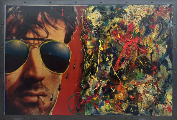 Cobra Oil on canvas 57 x 87 in