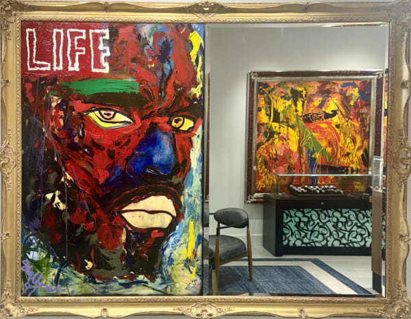 Backlash, 1991 Oil on canvas 61 x 79 in