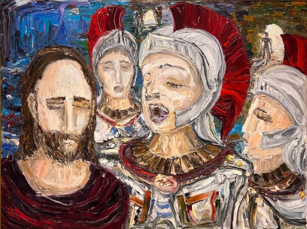 Arthur Robins, Christ Mocked by Centurions, 1993