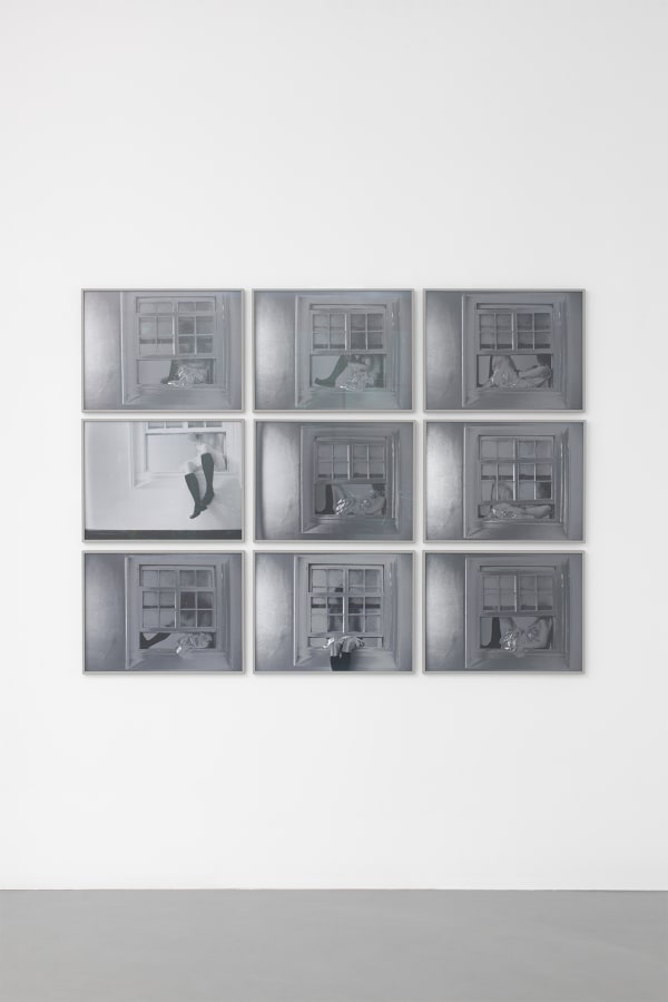 Installation view of Augusta Atla’s 2025 Wings of Desire exhibition at Alice Folker Gallery, showing multiple artworks displayed on gallery walls.