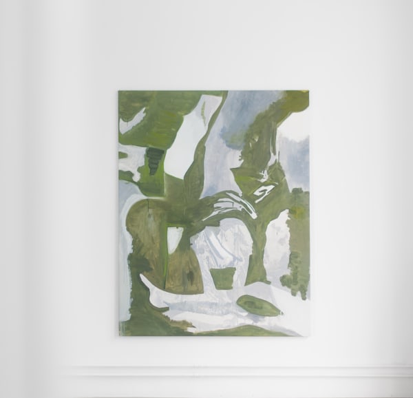 Installation view of Augusta Atla’s 2025 Wings of Desire exhibition at Alice Folker Gallery, showing multiple artworks displayed on gallery walls.