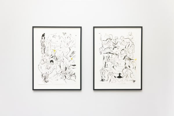 Karim Boumjimar 2023 Fluid Forms Installation View Alice Folker Gallery 05