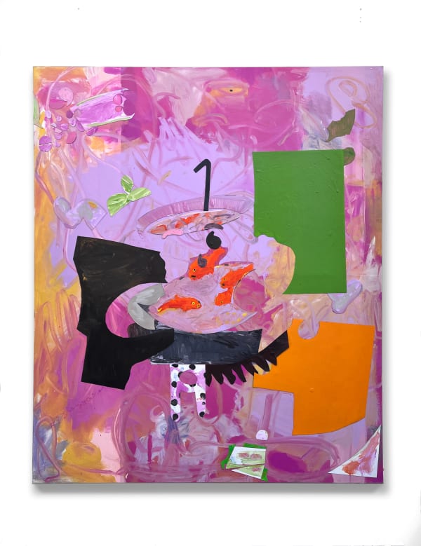 Drinking The Kool Aid In Millennial Purple 2022 150X180Cm Magnets On Steel Enamel And Acrylic