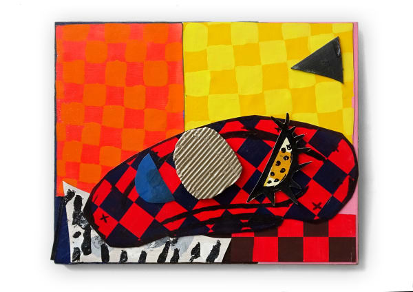 Still Life No 2 2021 38X48Cm Magnets On Steel Enamel And Acrylic