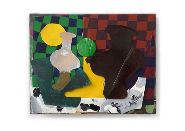 Still Life No 4 2022 38X48Cm Magnets On Steel Enamel And Acrylic