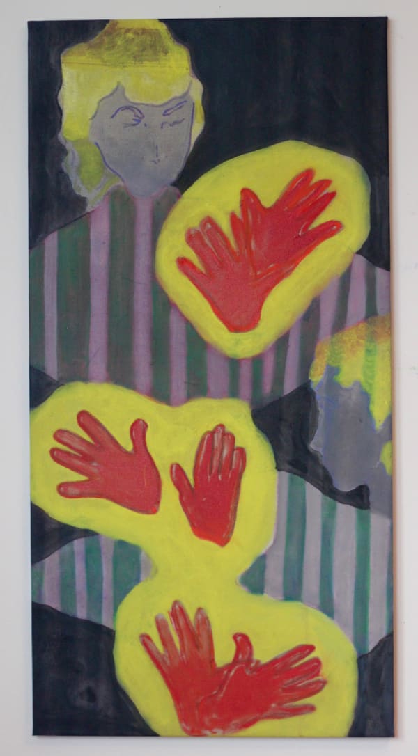 Gestural Portrait Red