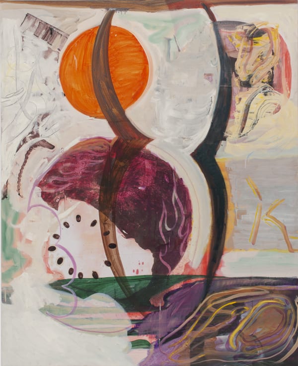 “Paradise” (2025), oil on canvas by Asger Harbou Gjerdevik, from the In Motion exhibition at Alice Folker Gallery.