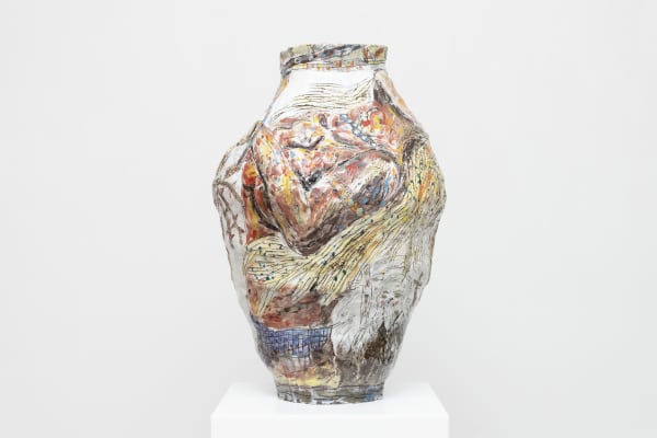Karim Boumjimar 2025 Deadly Nightshade Mouths Vessels Portals Alice Folker Gallery, glazed earthenware