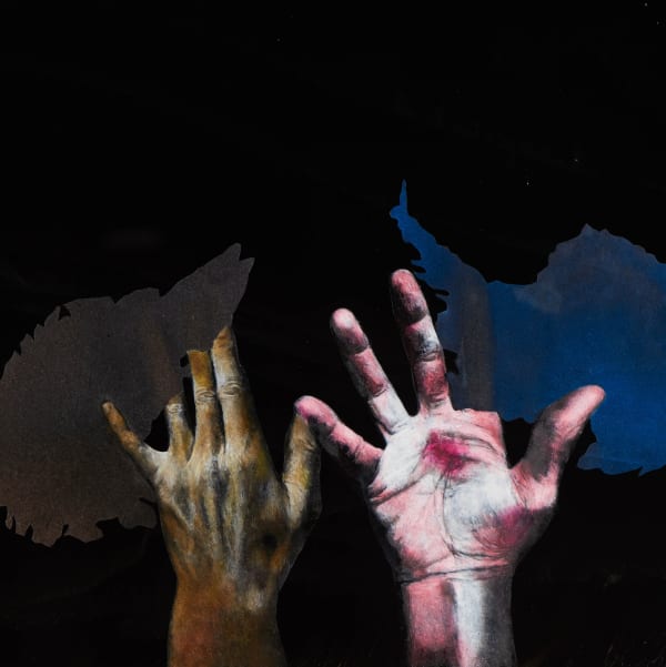 Daniel SCHLIER - Hiver rose (Tribute to Philip Guston), 2023