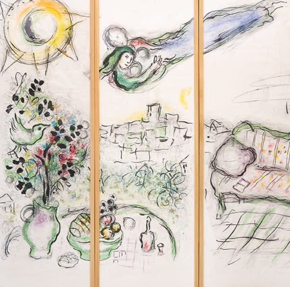 Marc CHAGALL - Paravent, 1963