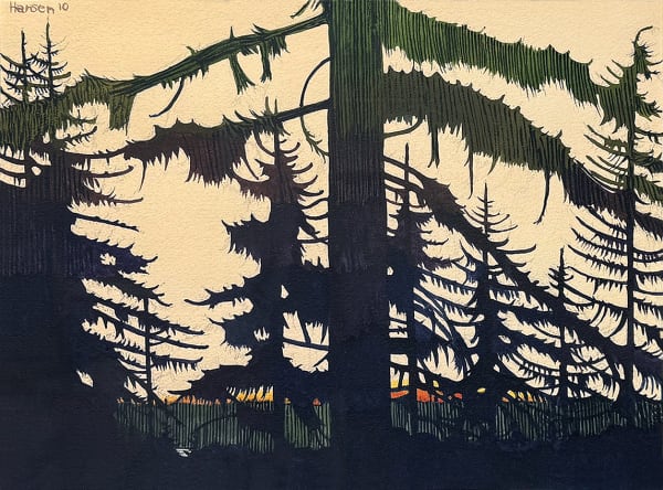 Art Hansen December Sunset 10 1