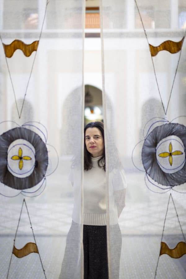 Installation during the 1-54 Art Fair, Jnane Rumi, Marrakech