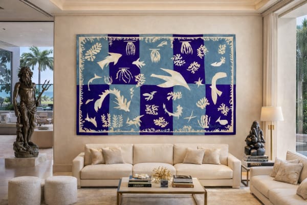 Henri Matisse in an iconic tapestry : Polynésie, La Mer