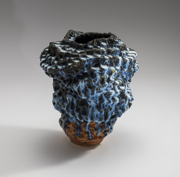 Hoshino Satoru (b. 1945) Spring Snow 17-5 2017 Glazed stoneware 17 3/4 x 15 x 16 inches Inv# 10653 SOLD